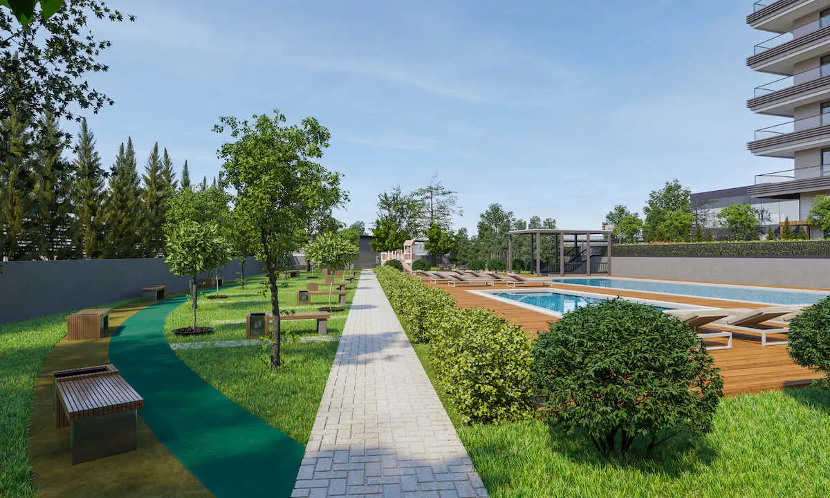 Mature gardens